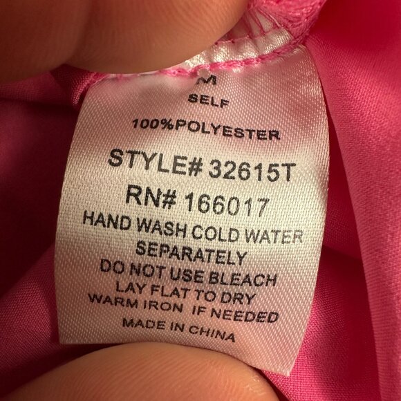 Blue B. Collection Hot Pink Sequin Cowboy Boot Print Button-Down Shirt Size M - Picture 8 of 8